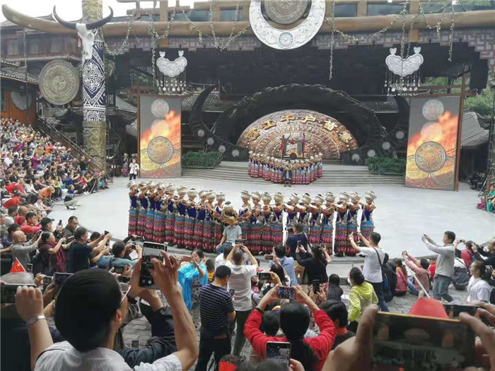 春风基地绵阳老兵重走长征路～贵州西江站