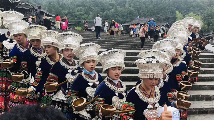 春风基地绵阳老兵重走长征路～贵州西江站